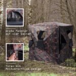 Medžioklės palapinė 360° apžvalga dviem (Įvairiaspalvė)
