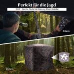 Medžioklės palapinė 360° apžvalga dviem (Įvairiaspalvė)