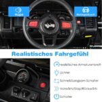 Elektrinis automobilis vaikams su valdymo pulteliu (Juoda)