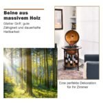 Stalinis baras su ratukais ir dangčiu 60 5 x 95 5 cm (Ruda)