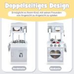 Dvipusė medinė virtuvėlė vaikams (Balta)