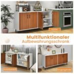 Talpinimo spintelė su keturiomis durimis ir lentynomis (Riešuto)