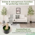 Dirbtiniai alyvuogių medeliai 182 cm 2 vnt (Žalia)