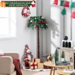 Kalėdinė palmė su LED žiburiais 150 cm (Žalia)