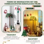 Kalėdinė palmė su LED žiburiais 150 cm (Žalia)