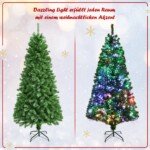 Dirbtinė eglė su šviesolaidžiu 150 cm (Žalia)