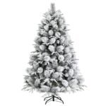 Dirbtinė Kalėdų eglutė 180 cm 610 šakų (Žalia ir balta)