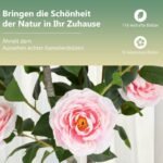 Dirbtinė kamelija 90 cm (Rožinė)