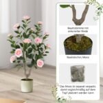 Dirbtinė kamelija 90 cm (Rožinė)