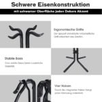 5 dalių židinio įrankių rinkinys (Juoda)