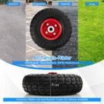 Vežimėlis malkoms su ratukais 100 kg (Juoda)
