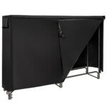 Medienos laikiklis su vandeniui atspariu dangčiu (Pilka)