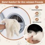 Kompaktiškas kačių namelis su braižymo stovu ir stalviršiu (Natūrali)