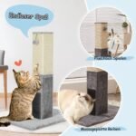 Vertikalus draskomasis namelis su masažine funkcija (Pilka)