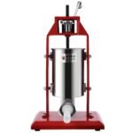 Profesionali 3 litrų nerūdijančio plieno dešrų kimšimo mašina (Sidabrinė)