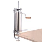 2 5 kg talpos dešrų kimštuvas su 4 skirtingais antgaliais (Sidabrinė)