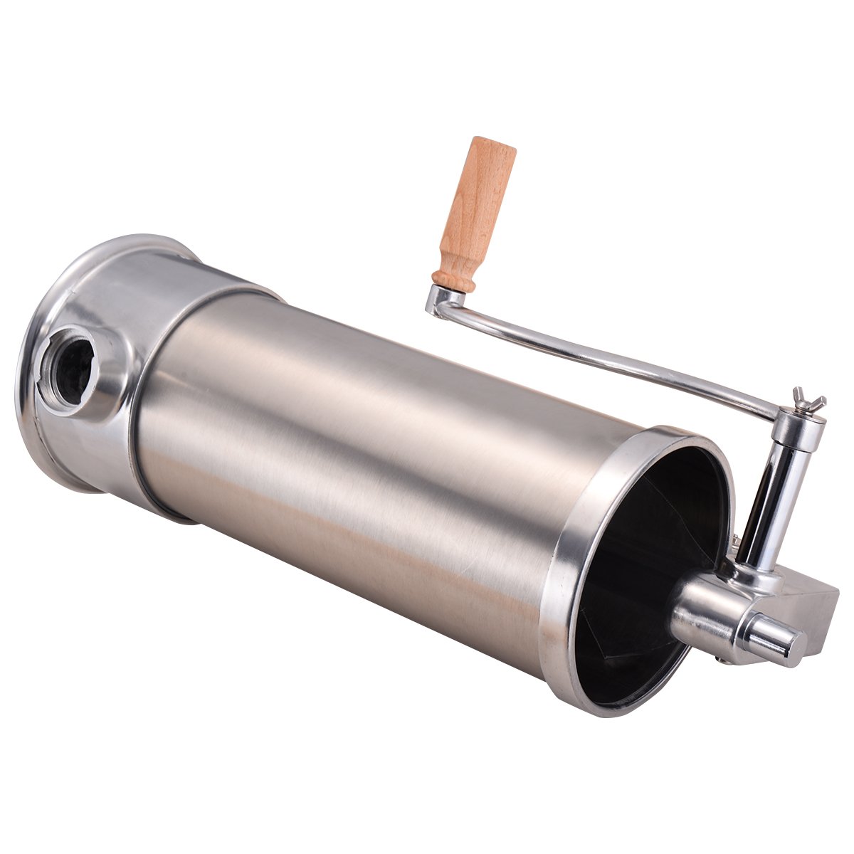 kc42157_3_ Nerūdijančio plieno dešrų kimšimo mašina 5 kg talpos (Sidabrinė)