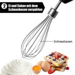 1000W 4 viename nerūdijančio plieno panardinamasis trintuvas (Juoda)