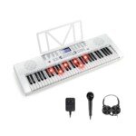 Elektroniniai 61 klavišo klavišiniai (Balta)