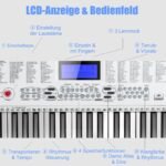 Elektroniniai 61 klavišo klavišiniai (Balta)