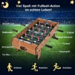 Kompaktiškas stalo futbolo žaidimas (69 x 36 x 24 cm) (Natūrali)