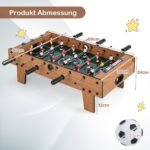 Kompaktiškas stalo futbolo žaidimas (69 x 36 x 24 cm) (Natūrali)