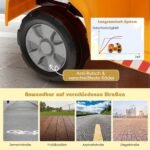 Elektrinis vaikiškas sunkvežimis su muzika ir atliekų rūšiavimo funkcija (Geltona)