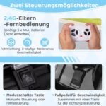 Elektrinis vaikiškas automobilis su 2 4G valdymo pulteliu (Juoda)