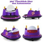 Elektrinis vaikiškas paspirtukas su muzika ir šviesomis (Violetinė)