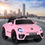 Elektrinis vaikiškas automobilis su 2 4G nuotolinio valdymo pulteliu (Rožinė)