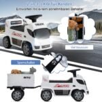 Vaikiškas sunkvežimis su priekaba (Balta)