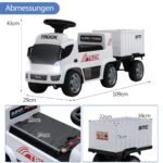 Vaikiškas sunkvežimis su priekaba (Balta)