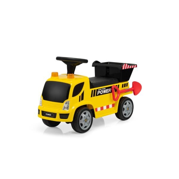 Vaikų statybinis automobilis su priekaba ir kaušu (Geltona)