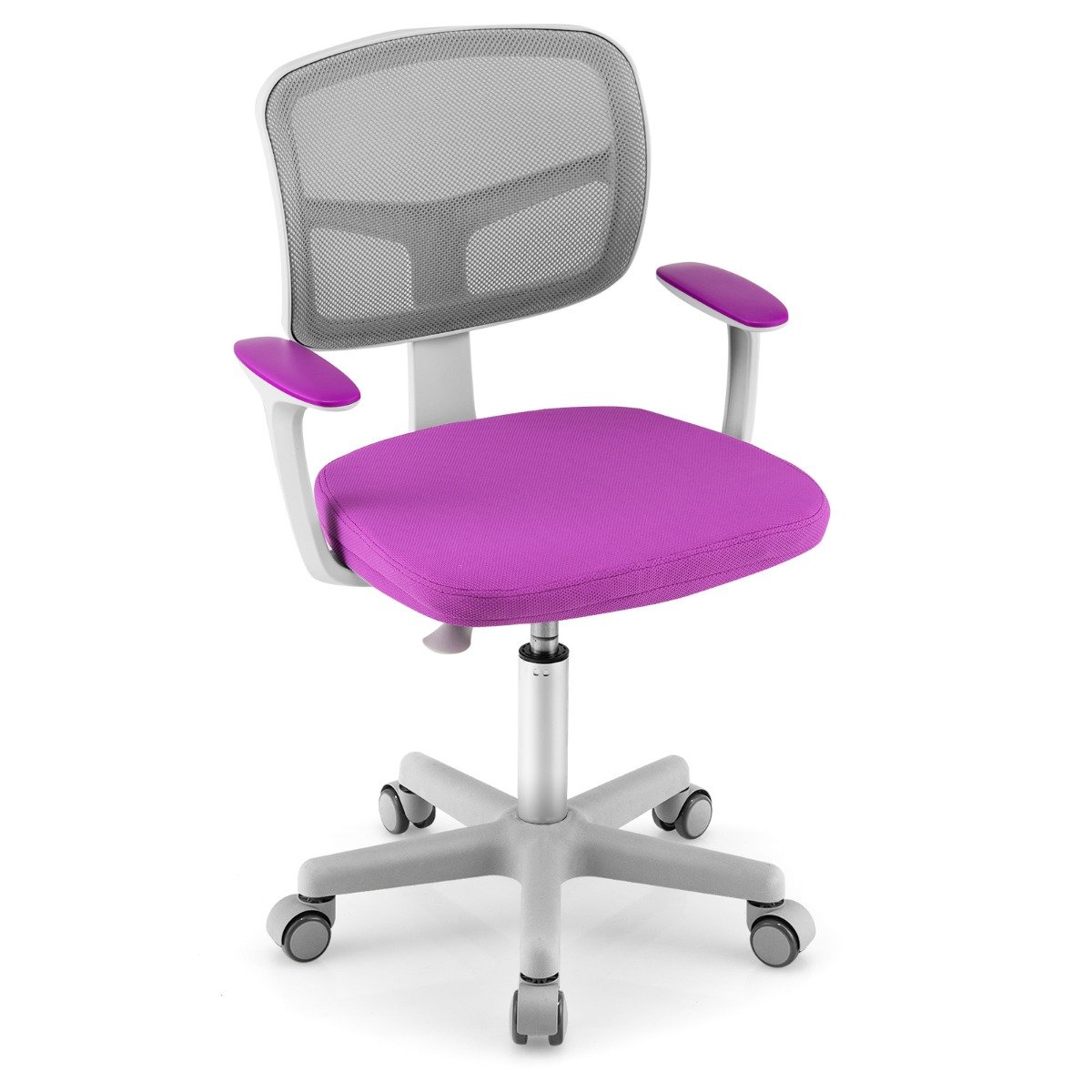 kinder-schreibtischstuhl_-hy10040zs-1_12_ Reguliuojamo aukščio vaikiška kėdutė su atlošu (Violetinė)