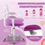 Reguliuojamo aukščio vaikiška kėdutė su atlošu (Violetinė)