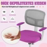 Reguliuojamo aukščio vaikiška kėdutė su atlošu (Violetinė)