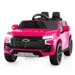 Elektrinis automobilis vaikams su MP3 grotuvu ir 2.4G nuotolinio valdymo pulteliu (Rožinė)