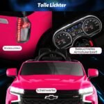 Elektrinis automobilis vaikams su MP3 grotuvu ir 2.4G nuotolinio valdymo pulteliu (Rožinė)