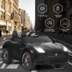 Elektrinis vaikiškas automobilis su istorijomis ir muzika (Juoda)