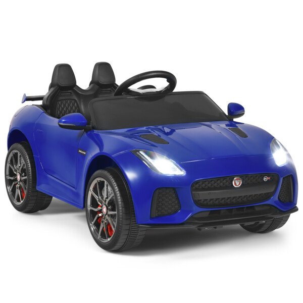 Elektrinis vaikiškas automobilis su istorijomis ir muzika (Mėlyna)