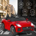 Elektrinis vaikiškas automobilis su muzika ir šviesomis (Raudona)