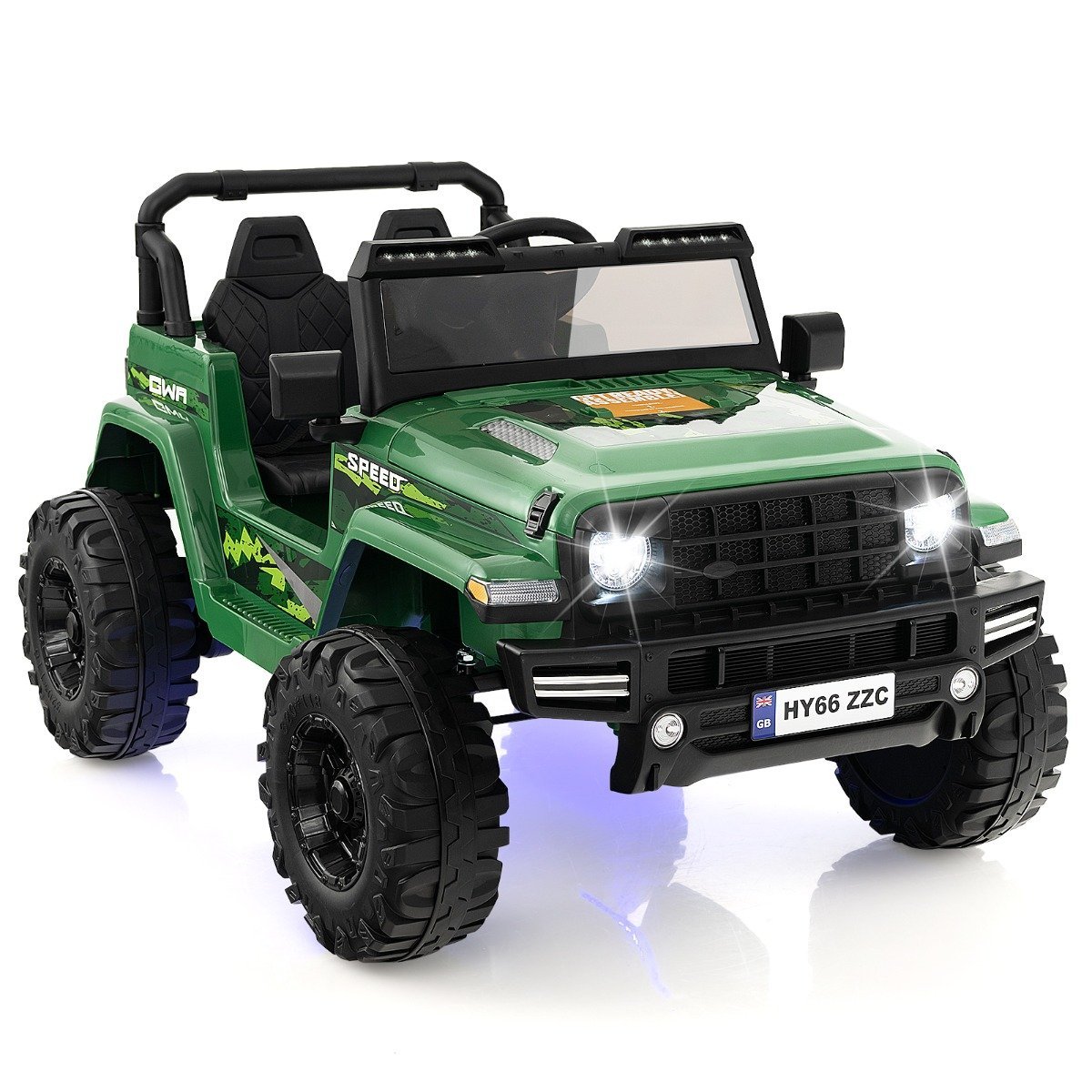 kinderauto-tq10188de-gn_1_ Elektrinis automobilis vaikams dvivietis (Žalia)