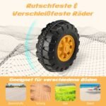 Vaikiškas elektrinis ekskavatorius su reguliuojamu kaušu ir muzika (Geltona)