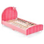 Vaikiška lovytė su minkštu galvūgaliu ir atlošu (Rožinė)