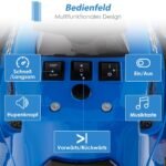 Elektrinis vaikiškas keturratis su muzika ir LED žibintais (Mėlyna)