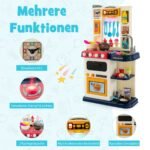 Daugiafunkcinė vaikiška virtuvėlė su garso bei šviesos efektais (Mėlyna)