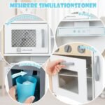 Vaikiška virtuvėlė su priedais 72 x 30 x 90 cm (Balta)