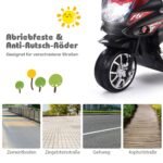 Elektrinis vaikiškas motociklas 6V (Juoda)