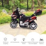 Elektrinis vaikiškas motociklas 6V (Juoda)