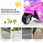Elektrinis vaikiškas motociklas su muzika ir švieselėmis (Rožinė)